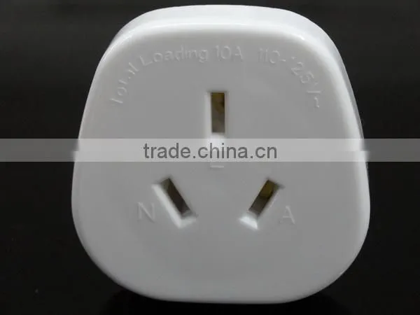 SAA Approved 16A 250V Schuko Germany EU Type C Type F to AU/Australia/Argentina/New-zealand/ Type I plug travel adapter