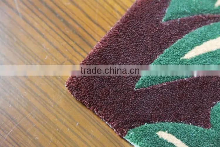 Floral Commercial Carpet Axminster Jute Carpet YB-A082