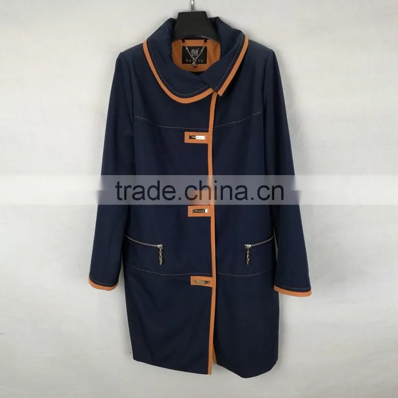 YMYD-7721 2015 Winter Spring Ladies Europe America Lady Jackets Woman Coats & Jackets Long Sleeve Cotton Womens Coats And Jacket