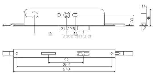 Door handle lock body ST-88530