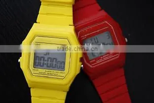 BF1020 Colorful any pantone plastic LCD Digital watch