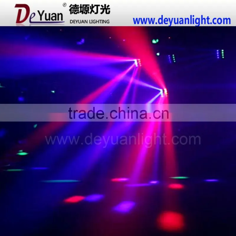 Latest design 12W 4in1 rgbw dmx led Beam moving head Spider stage Light