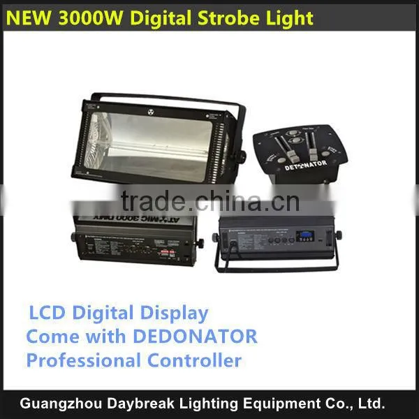 DMX512 3000w strobe stage light, stage feet light 3000w strobe light, 3000w strobe light for events