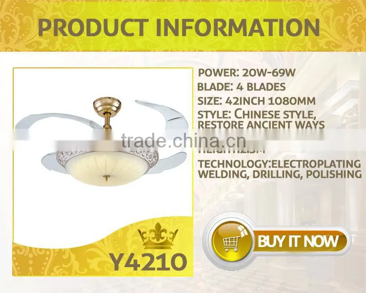 Bathroom Adjustable LED Light Ceiling Fan