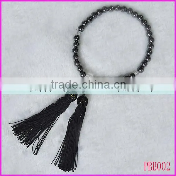 PBB002 hematite japanese prayer gemstone rosary beads