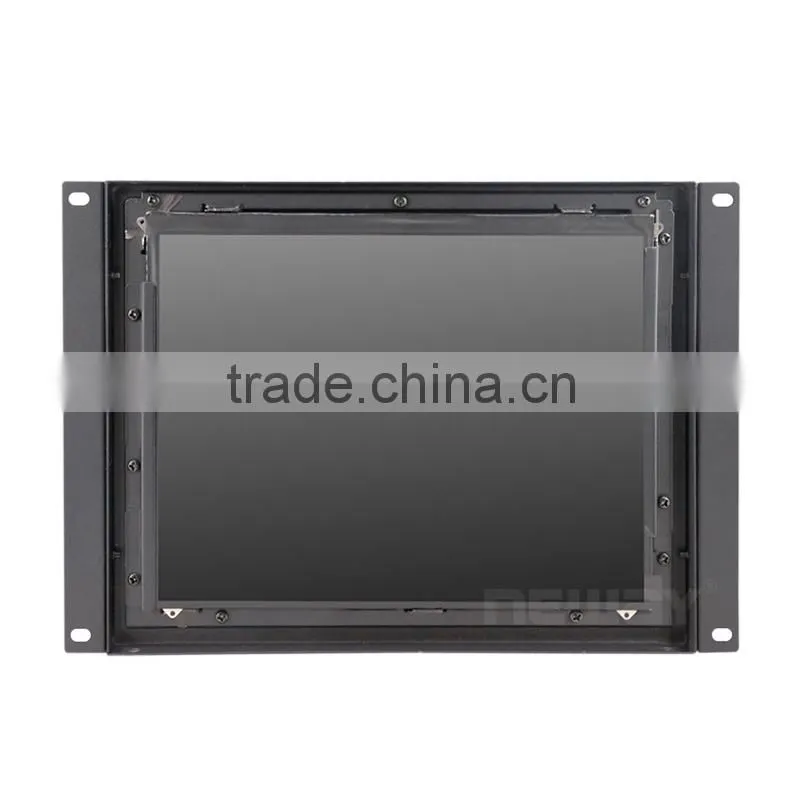 9.7 inch vga input open frame 5-wires resisitive touch LED CCTV monitor
