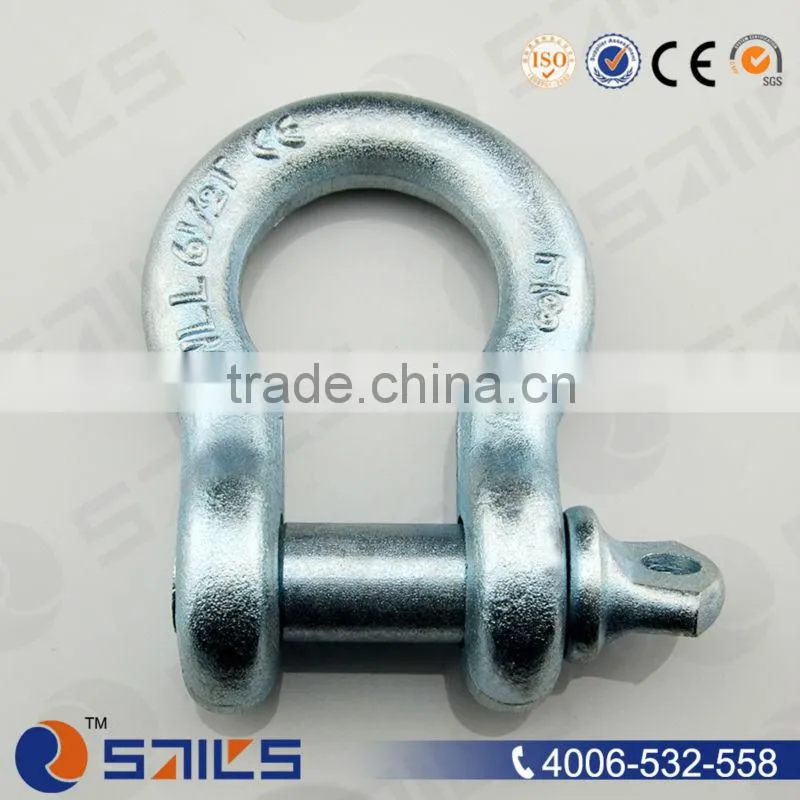 trawling adjustable steel lifting chain key pin shackle