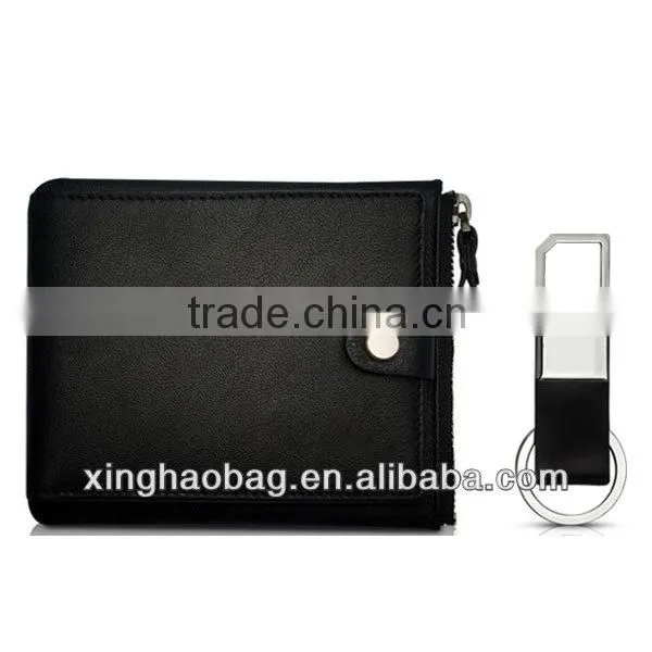 Brand New Mens Cowhide Leather Bifold Key Holders Wallet
