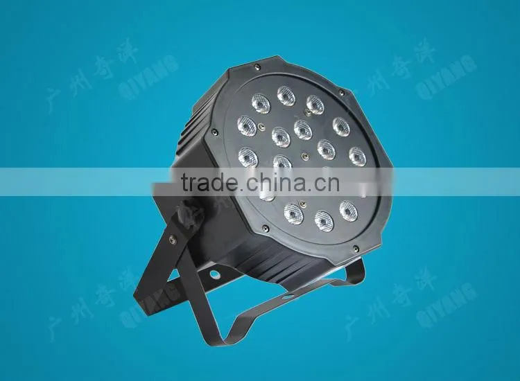 LP7-1803 18pcs 3W RGB plastic flat LED PAR LIGHT