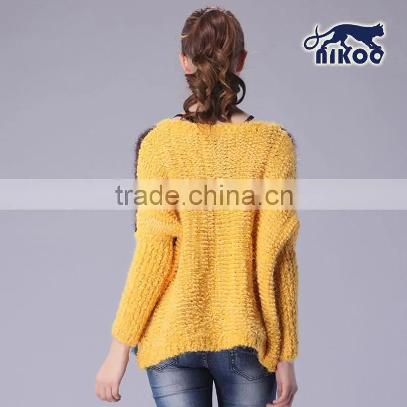 Custom Fashion Women Wool Knitted Sweater for Wholesale