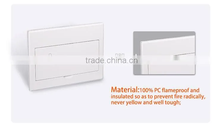 australia standard two row din rail enclosure with high quality