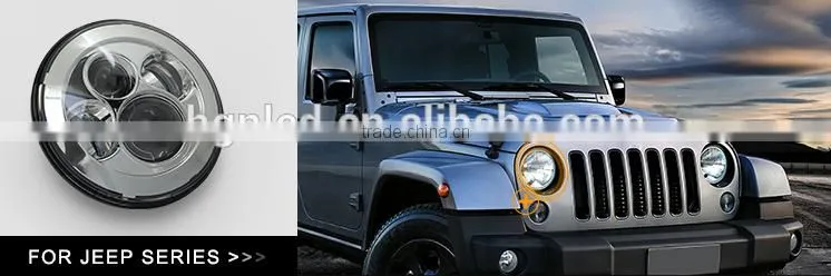 New arrival and high quality 40W 7inch jeep wrangler led headlight