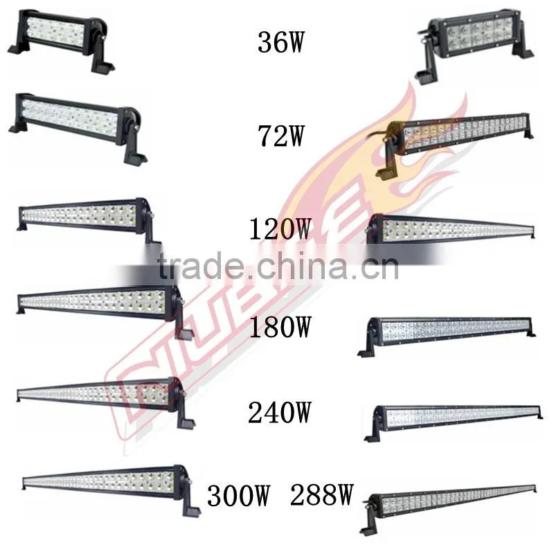 72W combo bar led light 4x4 13.5inch auto accessories