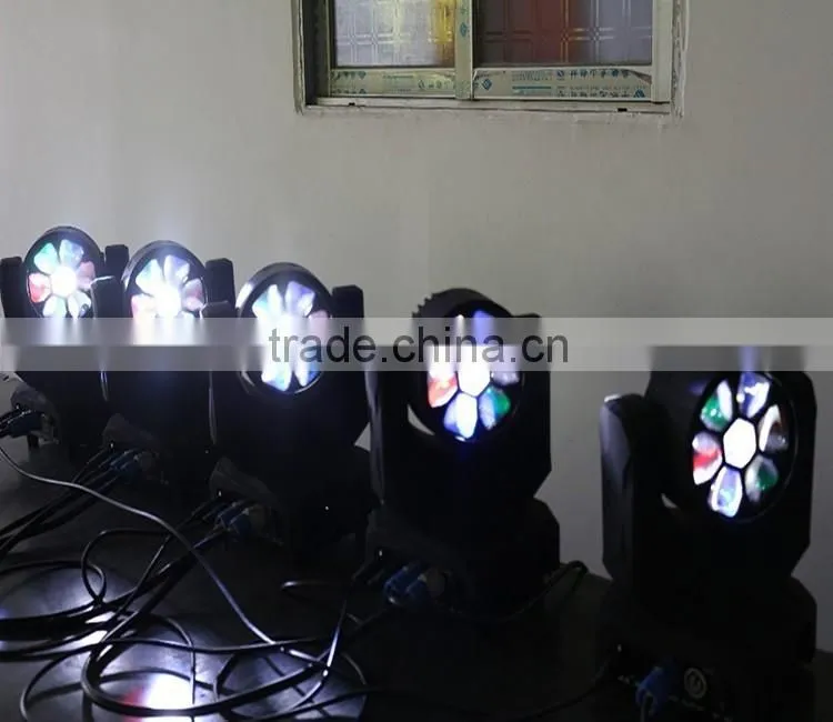 osram 7pcs 10W RGBW 4 in1 bee eye led mini professional moving head light