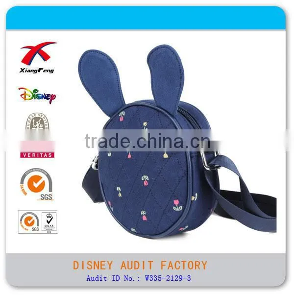 cute mini canvas messenger bag for girls