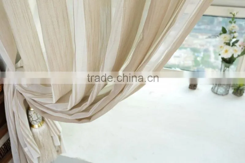 Polyester Linen Curtain Gauzes Fabric