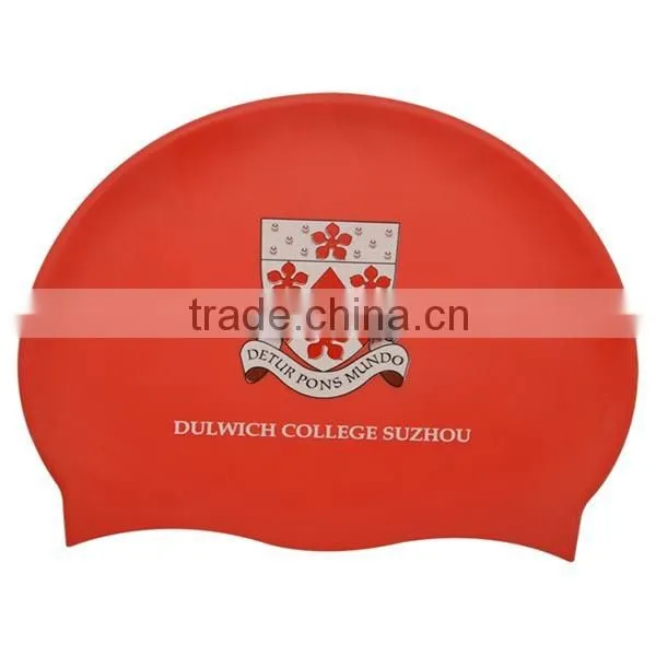Water sports adult silicone flag swim cap