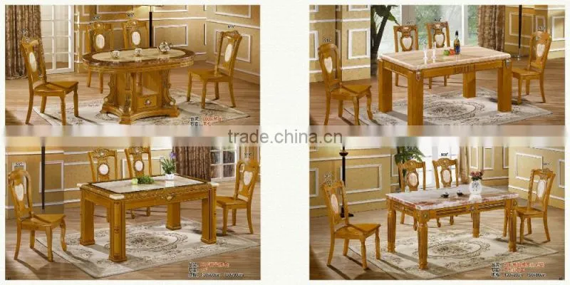 Oval shape Italian style marble dining table