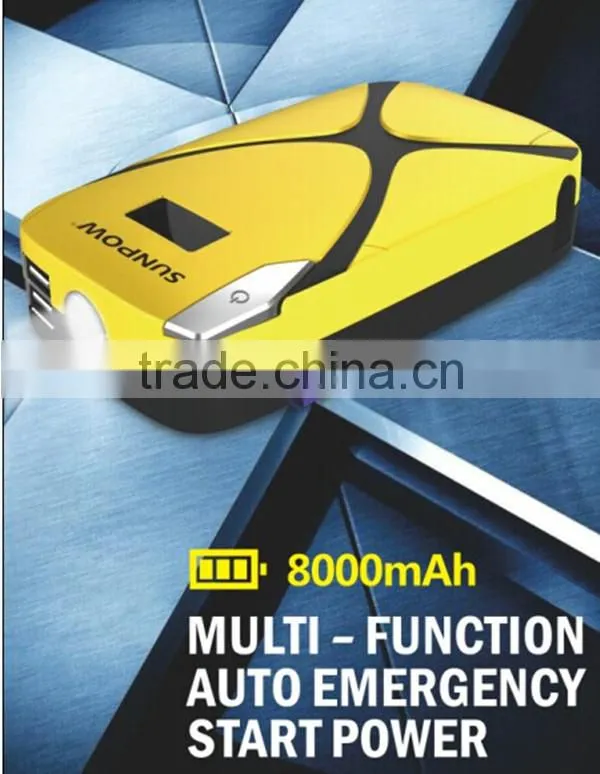 Sunpow 12V automatic car battery chargers engine starter