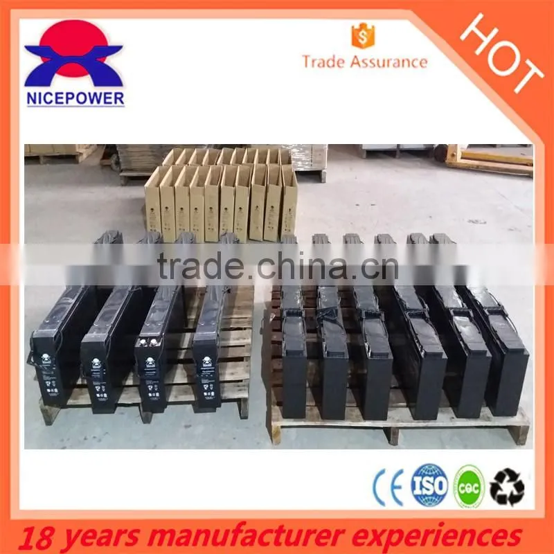 FT150-12 12V150AH front terminal valve regulated lead acid battery for telecom system