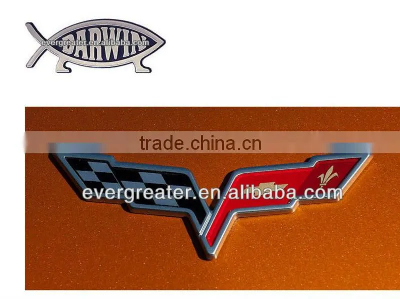 High quality ABS car logo badge car Emblem with embossed logo