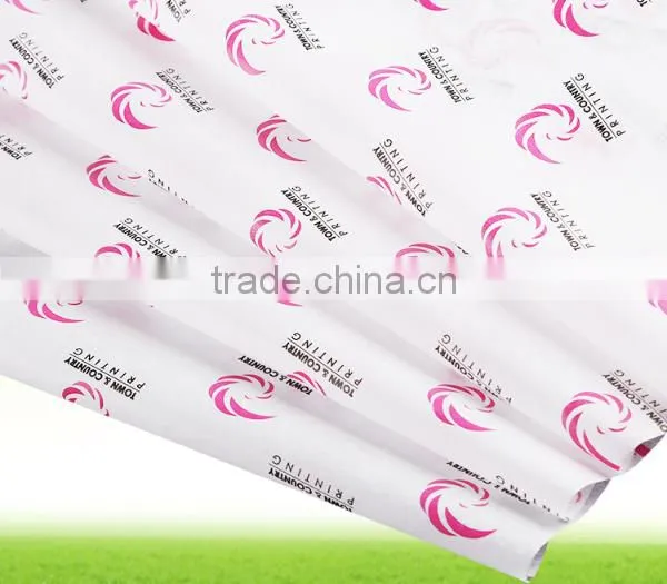 Factory price cheap printed wrapping tissue paper