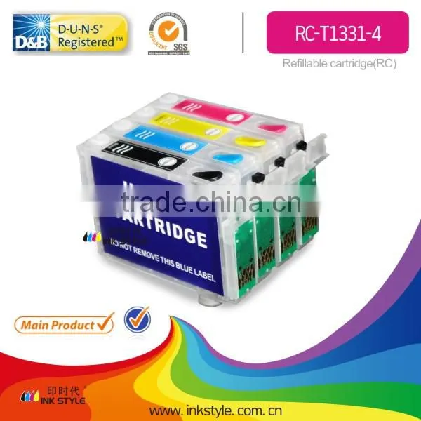 Inkstyle T1331-4 Refillable Cartridge for T120