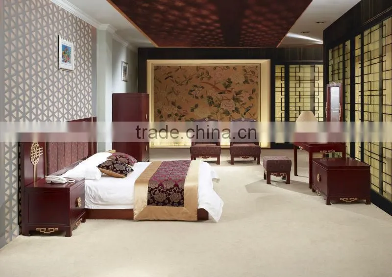 5-star hotel furniture / turkish bedroom suite furniture HR15