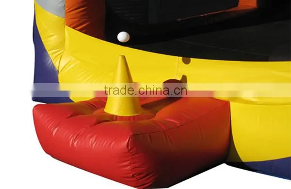 baseball shooter combo,baseball game, commercial inflatable game for children and adults