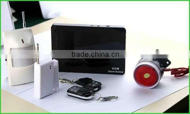 GSM auto dail home alarm G3 with PIR motion sensor /hidden surveillance camera with mms alert/ mobile phone control