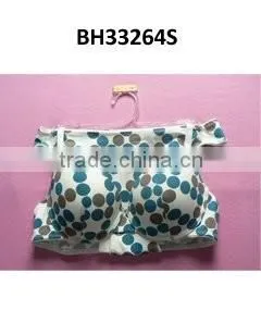 Top Sale Womens Underwear Printed Cotton Sexy Christmas Bra Set