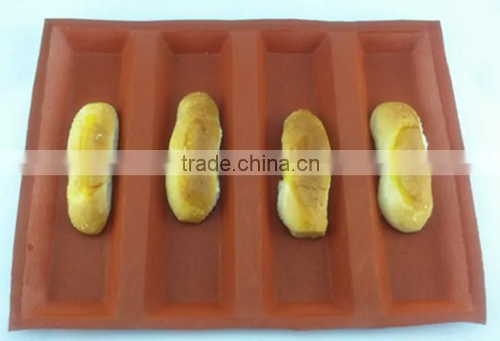 4 channel silicone baking molds