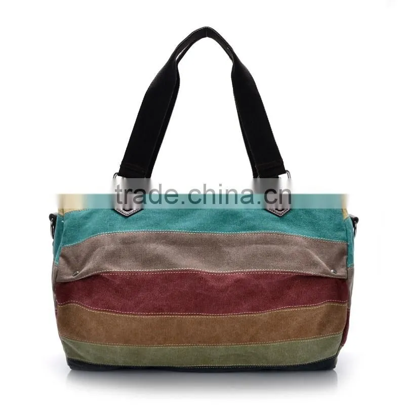 2016 wholesale leisure single shoulder canvas retrostyle handbags