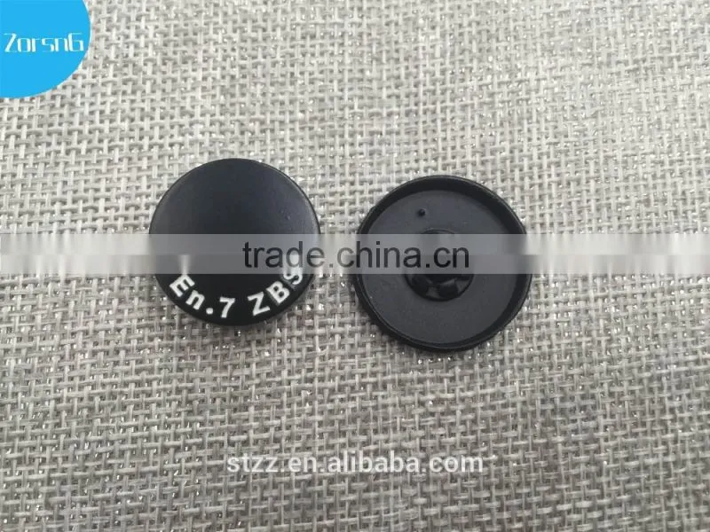 luxury small silver jeans button