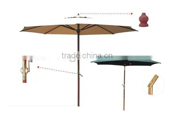 Alum Hanging Roma Umbrella