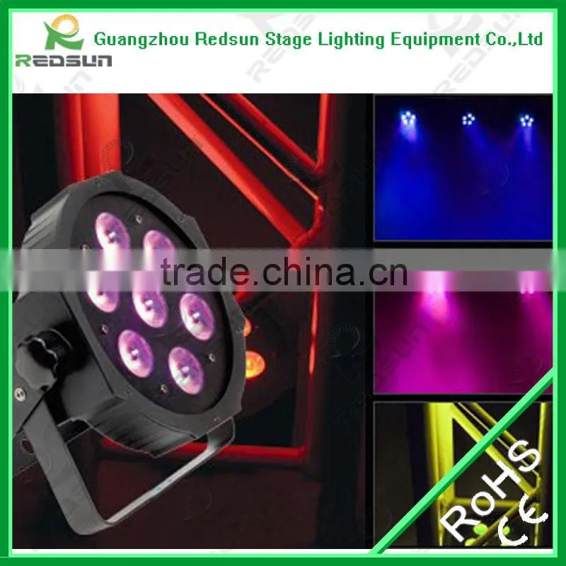 High power dmx dj disco china 7*10W led full color par light