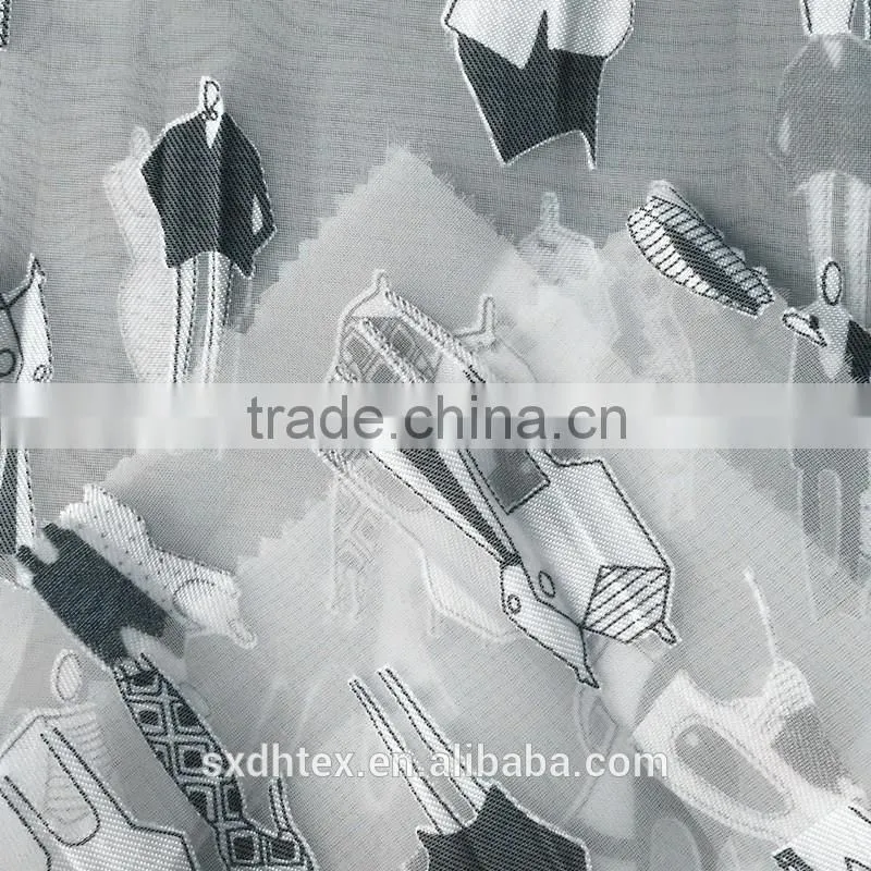 Spring Summer Polyester Woven Crumpled Fabric for Dress