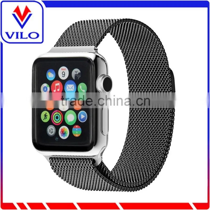 Milanese Loop Strap Link Bracelet Stainless Steel Band For Apple Watch Mesh Wrist Strap