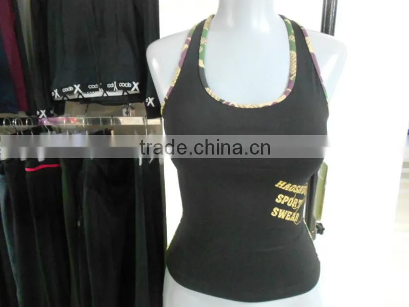 Colorful biding womans halter tops