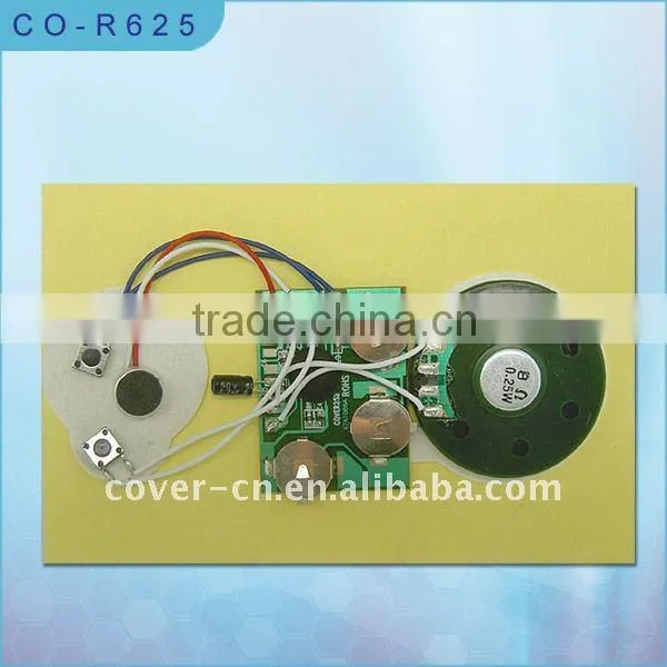 Programmable sound modules for greeting cards /toy