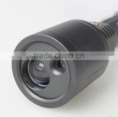 Rechargeable long distance green laser flashlight torches with led flashlight with laser pointer