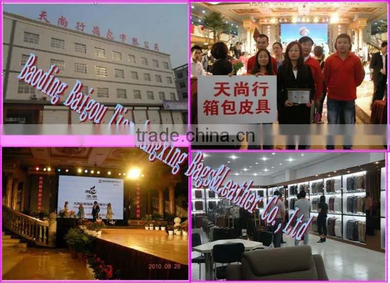 China Manufacturer PU Travel Luggage