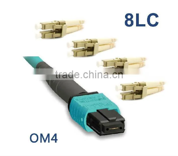 MTP OM4 LSZH MPO 8 core fiber optic cable-manufacturer selling directly 40G