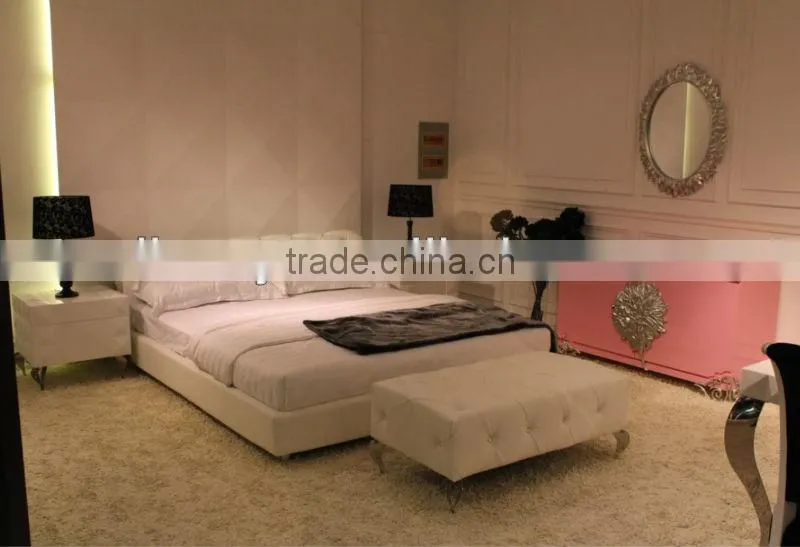 Divany leather bed (LS-408)