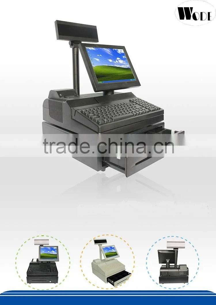 Cheap cash machine with printer, drawer and keyboard, Electronic cash register