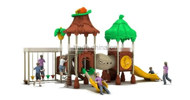 Plastic slide used amusement park equipment