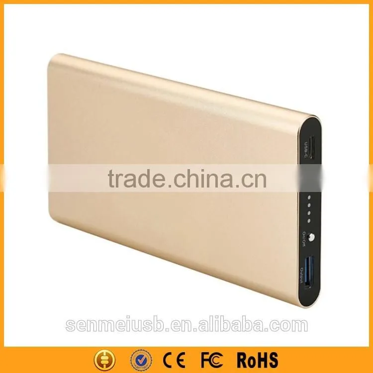 5V 9V 12V Output Power Bank Slim QC3.0 with Type C