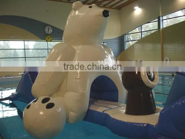 PVC 0.9mm Inflatable pool water Obstacle swimming pool toy