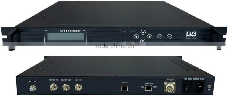 ip in dvb-s dvb-s2 modulator (ASI/IP IN,DVB-S2 RF out,950-2150mhz 17.2-39.9mbaud/s,qpsk&8psk)