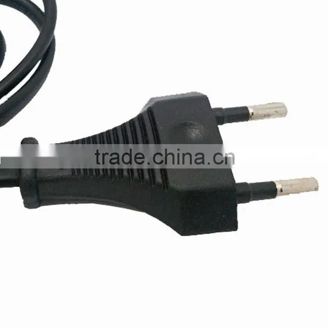 Copper conductor ac power cord for tv 2 pin ac power cord